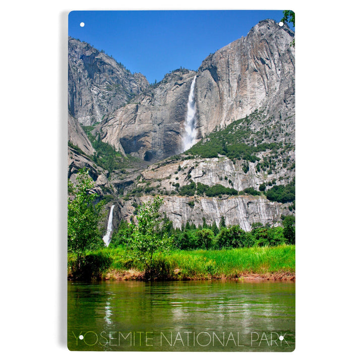 Yosemite National Park, California, Yosemite Falls, Metal Signs Metal Lantern Press 