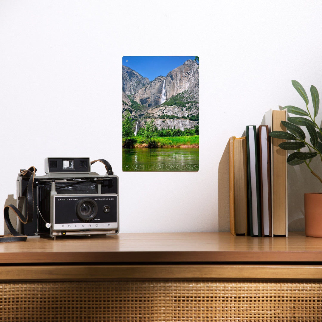 Yosemite National Park, California, Yosemite Falls, Metal Signs Metal Lantern Press 