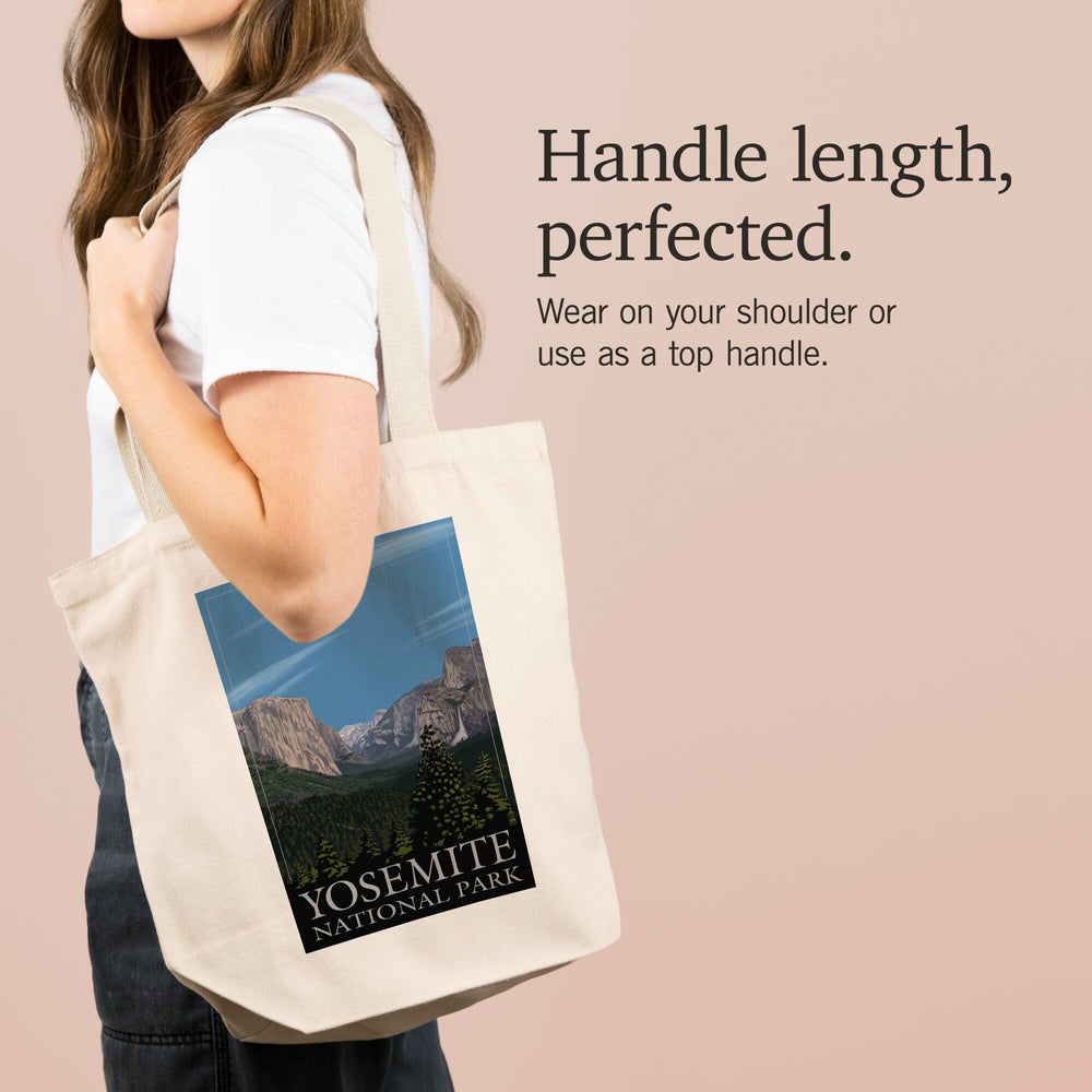 Yosemite Valley Scene, California, Tote Bag Totes Lantern Press 