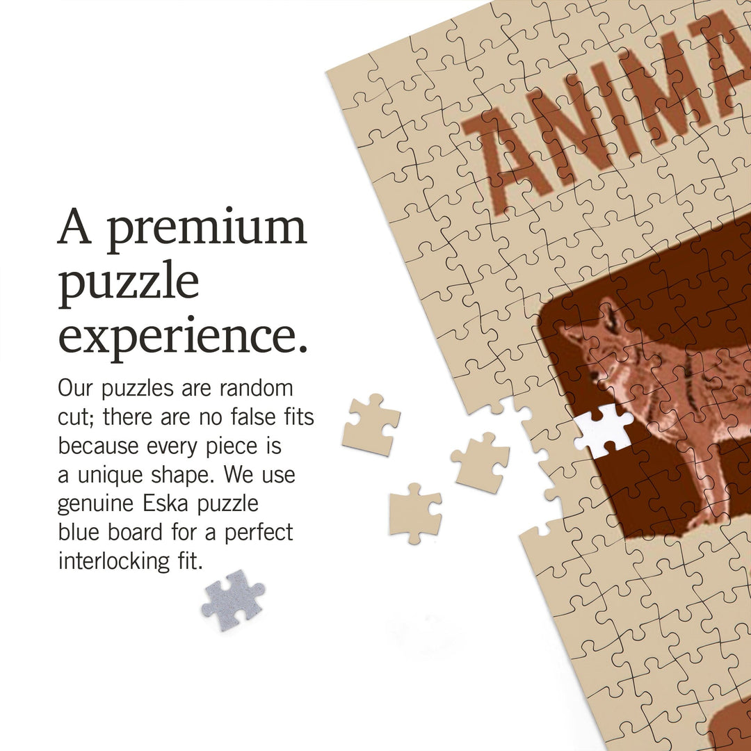 Zion National Park, Utah, Animals of Zion, Jigsaw Puzzle Puzzle Lantern Press 