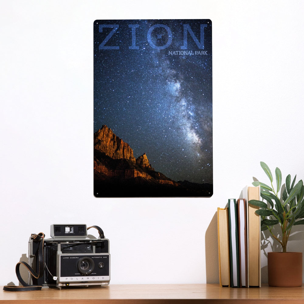 Zion National Park, Utah, Milkyway, Metal Signs Metal Lantern Press 