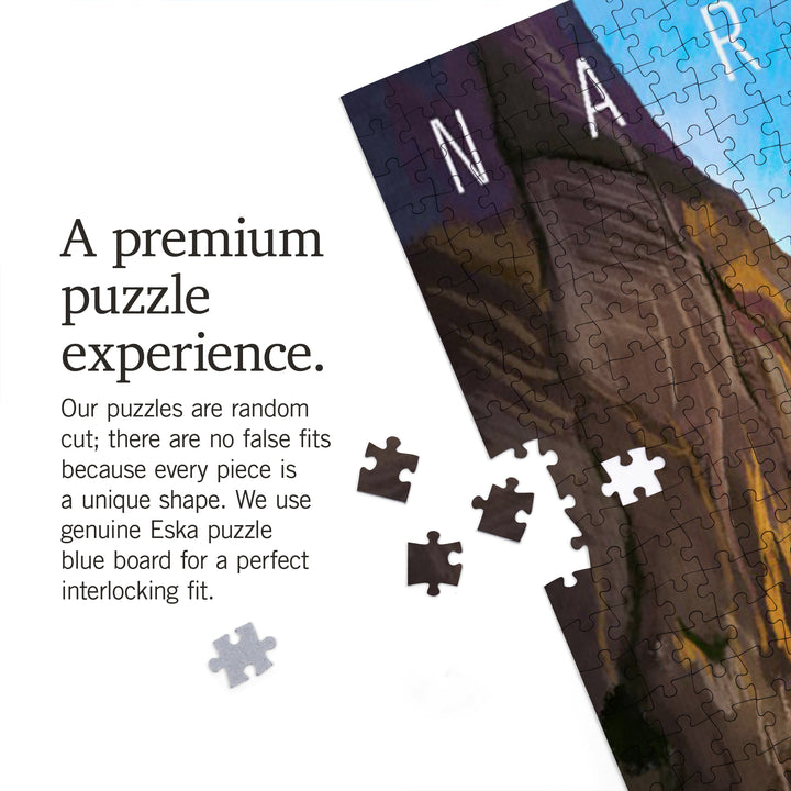 Zion National Park, Utah, Narrows, Oil Painting, Jigsaw Puzzle Puzzle Lantern Press 