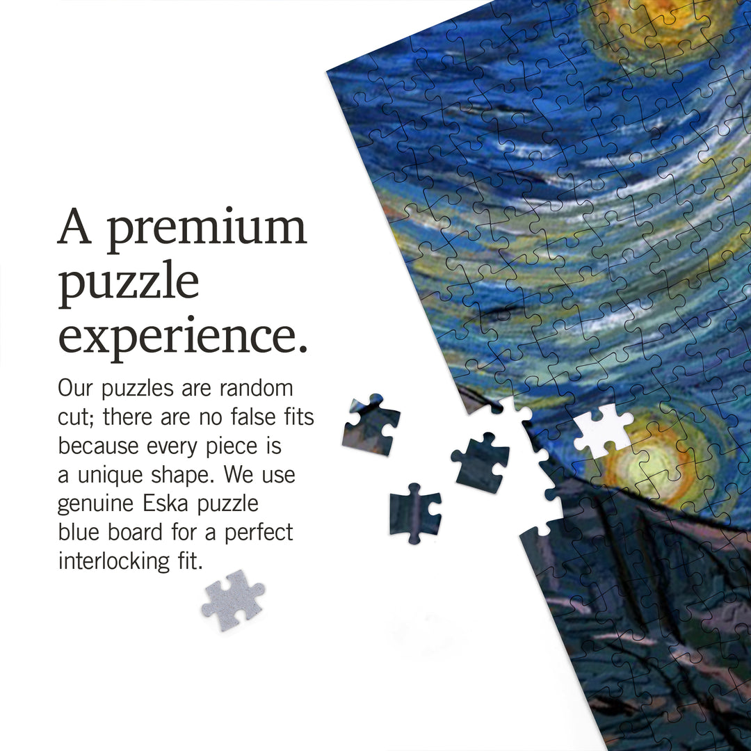 Zion National Park, Utah, Starry Night National Park Series, Jigsaw Puzzle Puzzle Lantern Press 