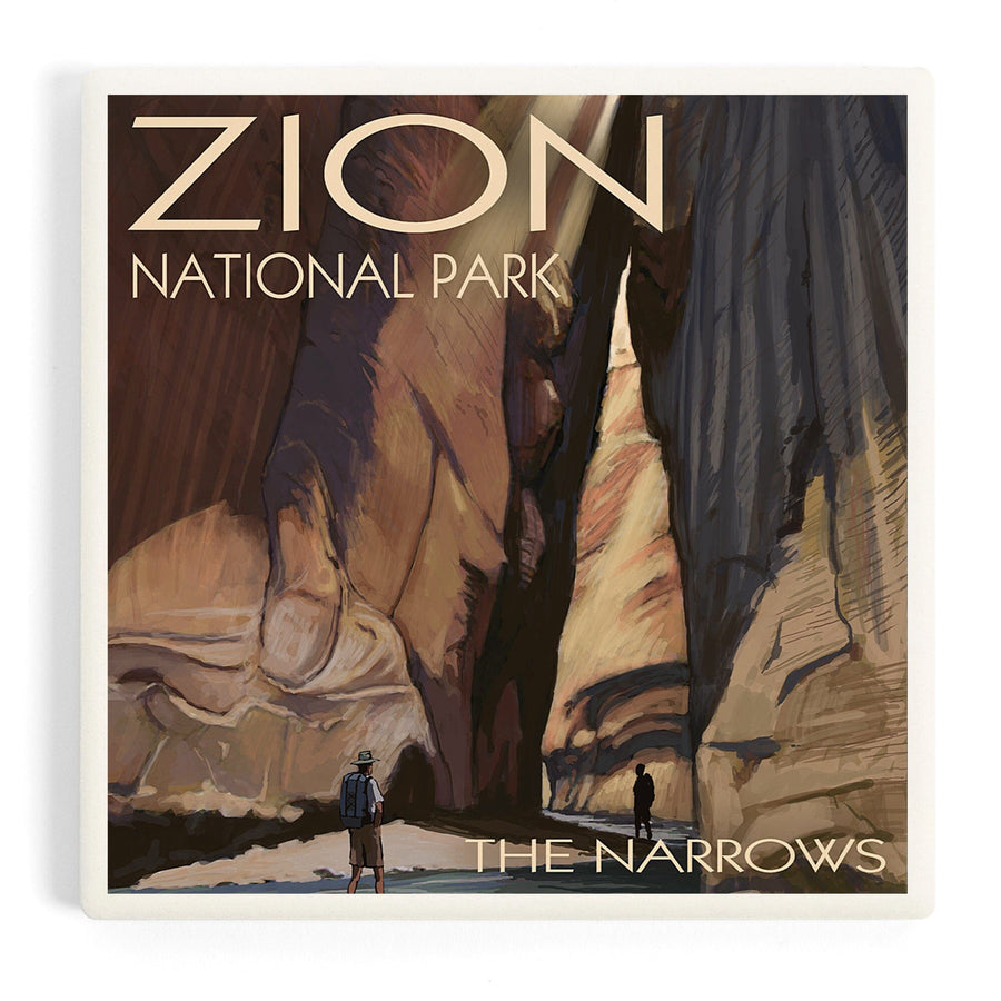Zion National Park, Utah, The Narrows, Coasters Coasters Lantern Press 