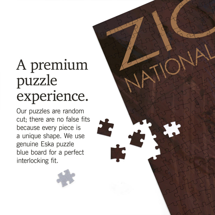 Zion National Park, Utah, The Narrows, Jigsaw Puzzle Puzzle Lantern Press 