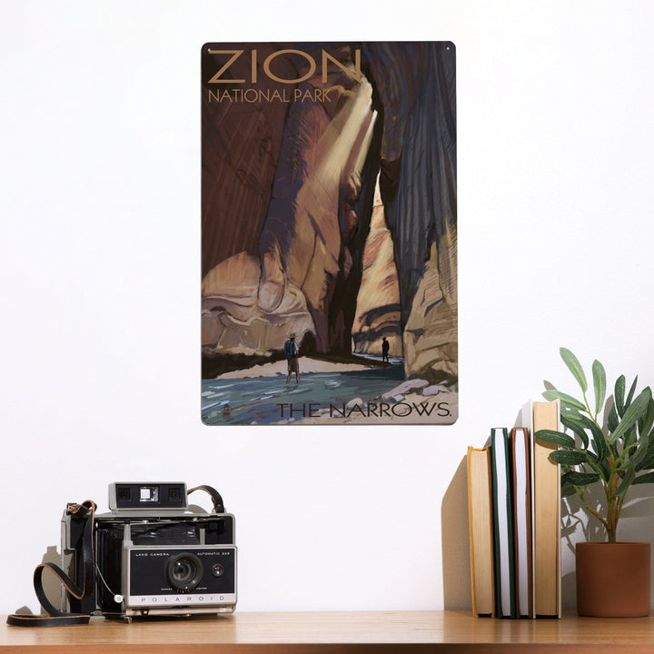 Zion National Park, Utah, The Narrows, Metal Signs Metal Lantern Press 