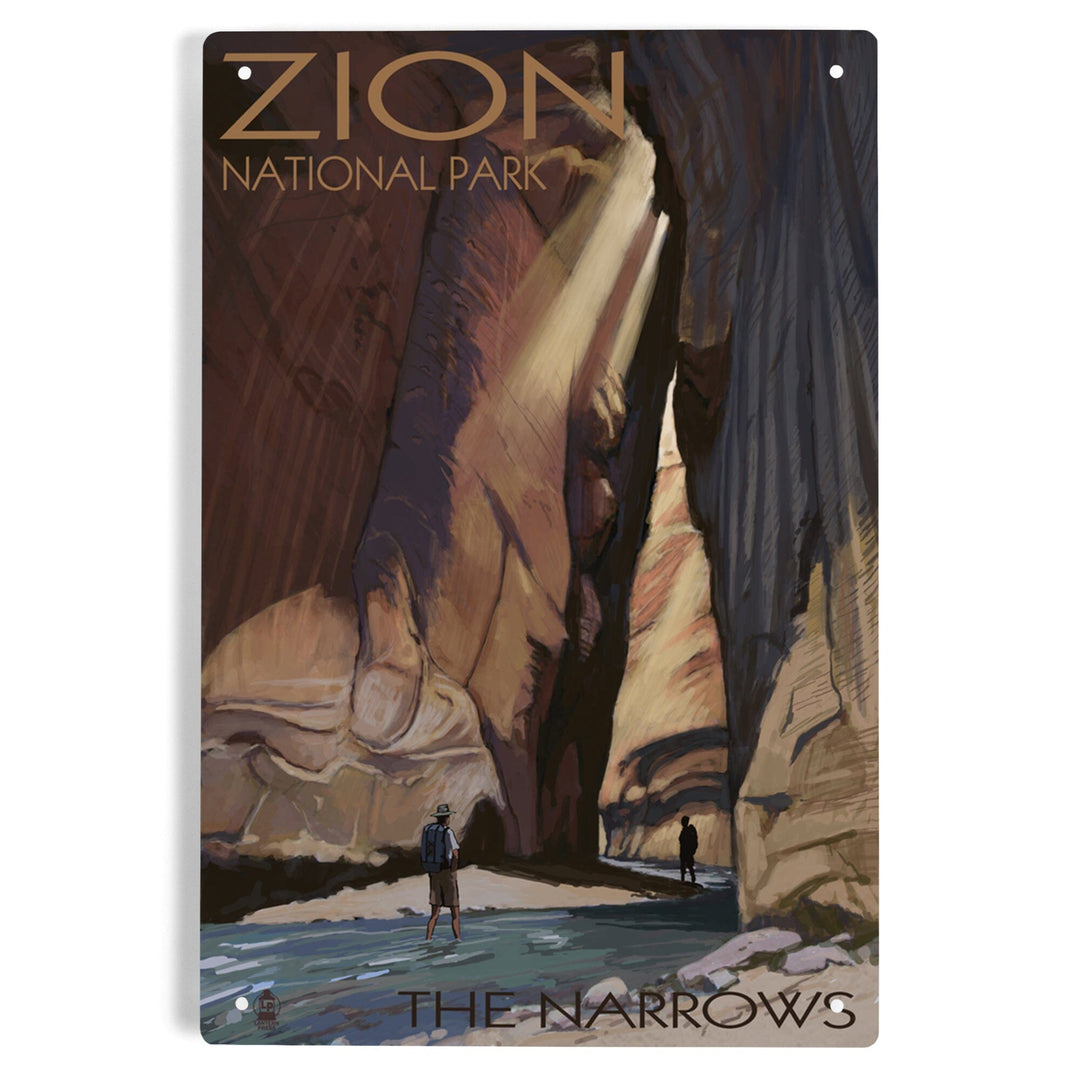 Zion National Park, Utah, The Narrows, Metal Signs Metal Lantern Press 