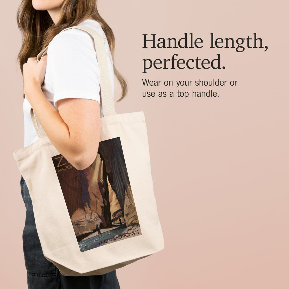 Zion National Park, Utah, The Narrows, Tote Bag Totes Lantern Press 