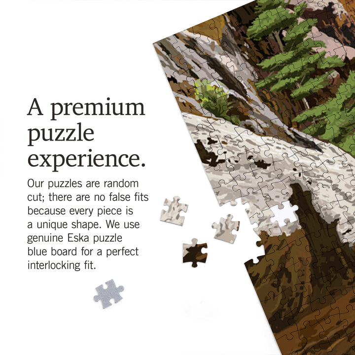 Zion National Park, Utah, The Subway, Jigsaw Puzzle Puzzle Lantern Press 