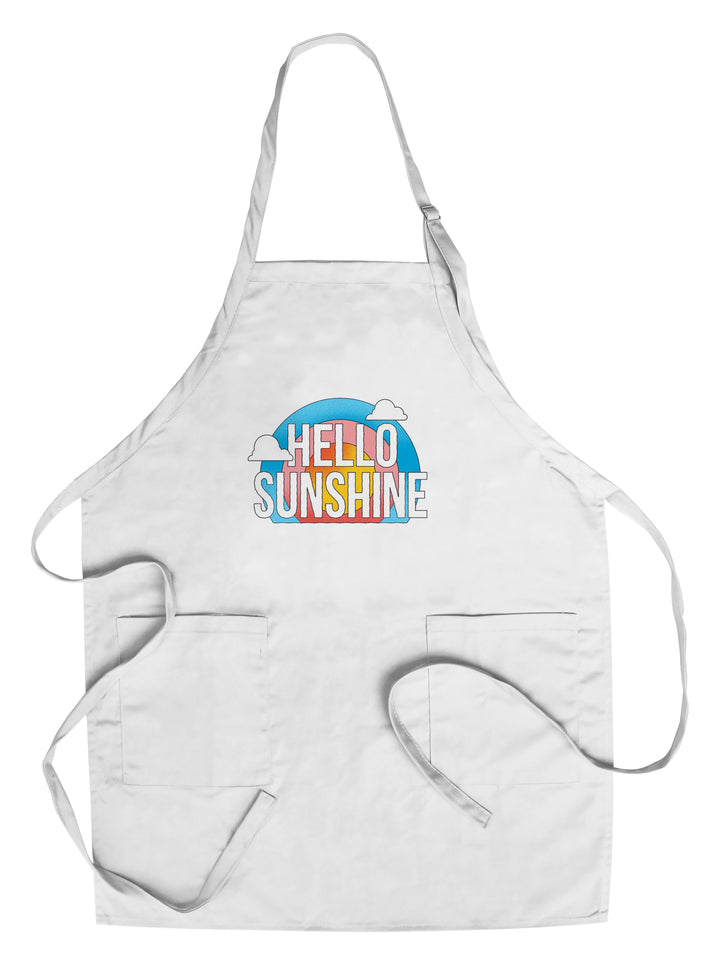 70s Sunshine Collection, Hello Sunshine, Contour, Lantern Press Artwork, Towels and Aprons Kitchen Lantern Press Chef's Apron 