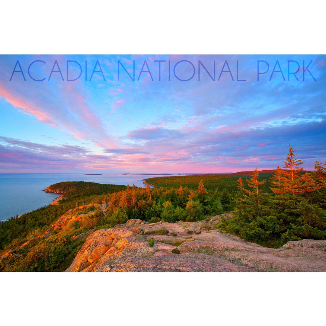 Acadia National Park, Maine, Cadillac Mountain, Lantern Press Photography, Ceramic Mug Lifestyle-Mug Lantern Press 