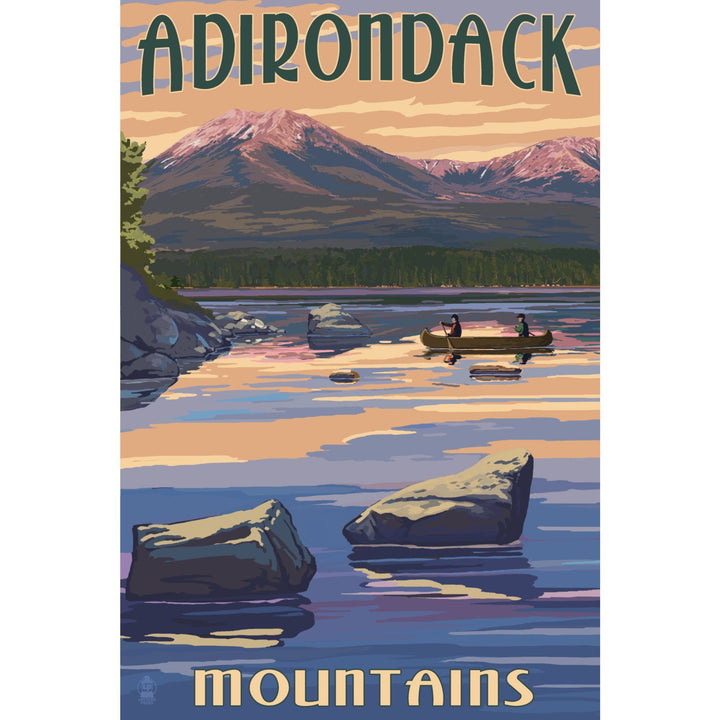 Adirondack Mountains, New York, Lake and Mountain View, Lantern Press Artwork, Ceramic Mug Mugs Lantern Press 
