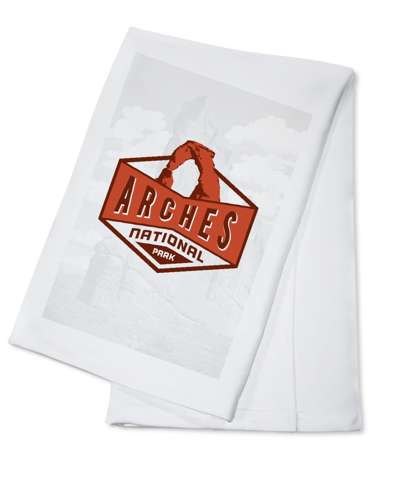 Arches National Park, Utah, Contour, Towels and Aprons Kitchen Lantern Press 
