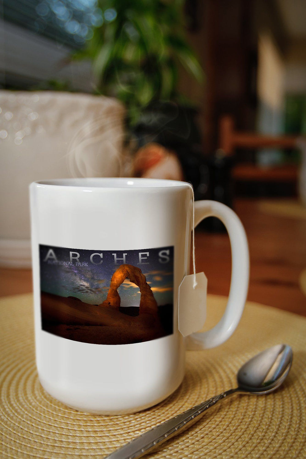 Arches National Park, Utah, Delicate Arch, Lantern Press Photography, Ceramic Mug Lifestyle-Mug Lantern Press 