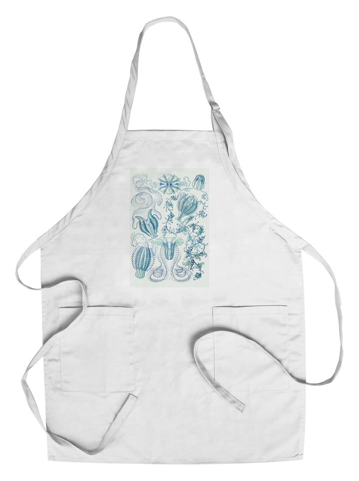 Art Forms of Nature, Ctenophorae, Ernst Haeckel Artwork, Towels and Aprons Kitchen Lantern Press Chef's Apron 