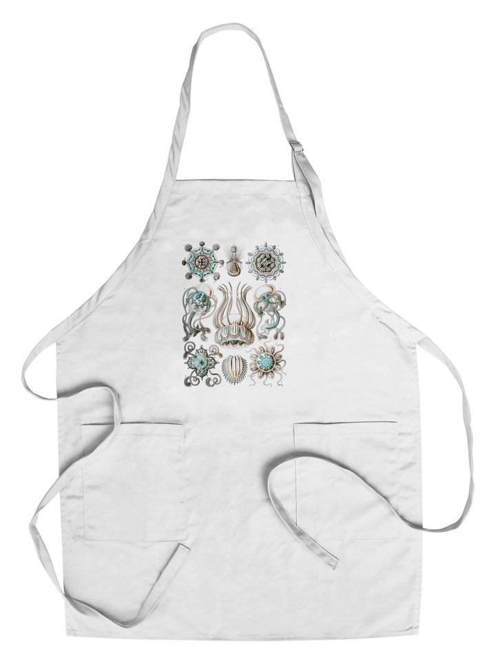 Art Forms of Nature, Narcomedusae, Ernst Haeckel Artwork, Towels and Aprons Kitchen Lantern Press Chef's Apron 