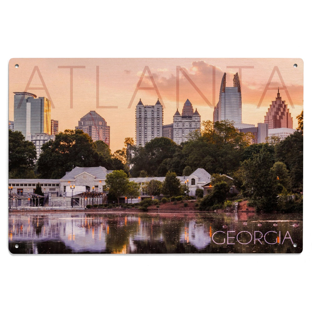 Atlanta, Georgia, Piedmont Park, Lantern Press Photography, Wood Signs and Postcards Wood Lantern Press 