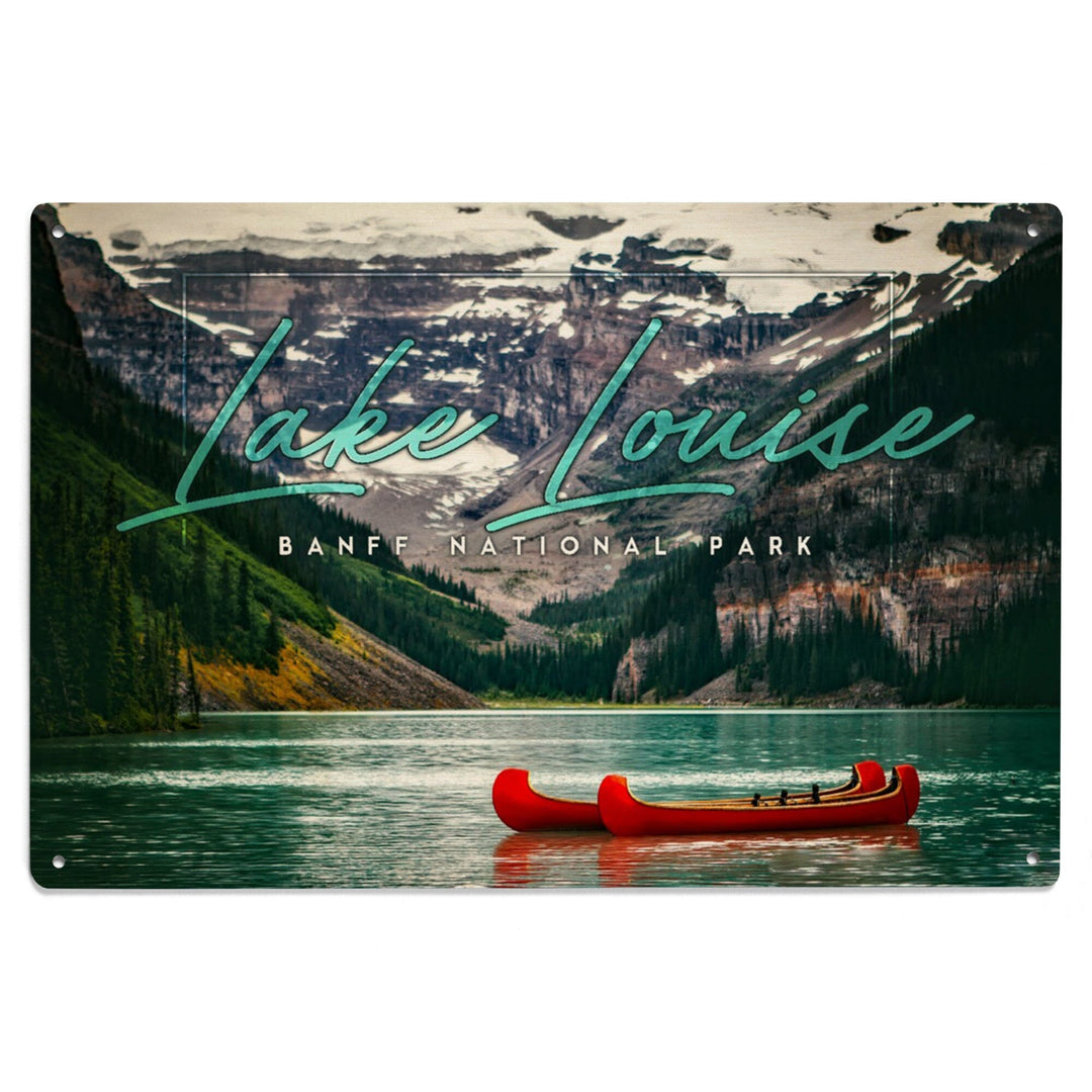 Banff National Park, Canada, Lake Louise, Big Type, Photography, Wood Signs and Postcards Wood Lantern Press 