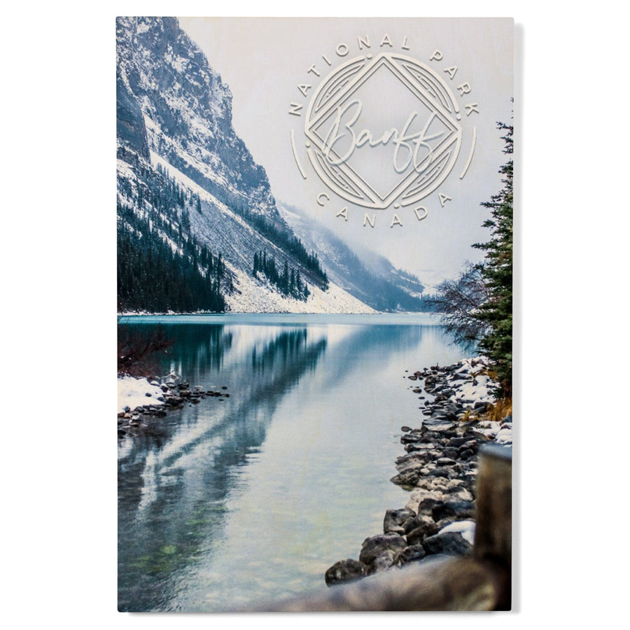 Banff National Park, Canada, Lake Louise, Photography, Wood Signs and Postcards Wood Lantern Press 