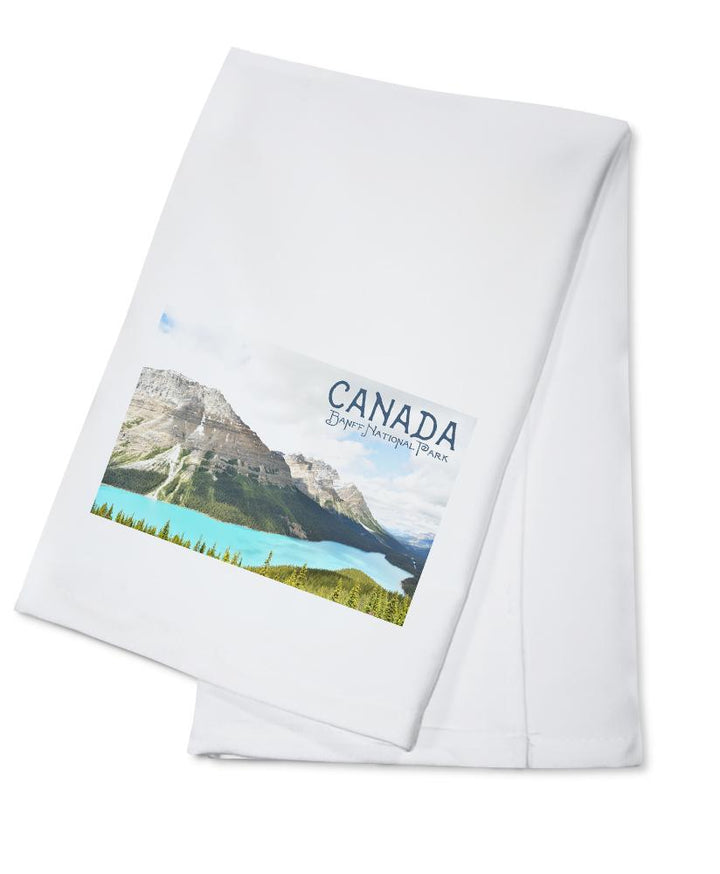 Banff National Park, Canada, Peyto Lake, Photography, Towels and Aprons Kitchen Lantern Press Cotton Towel 