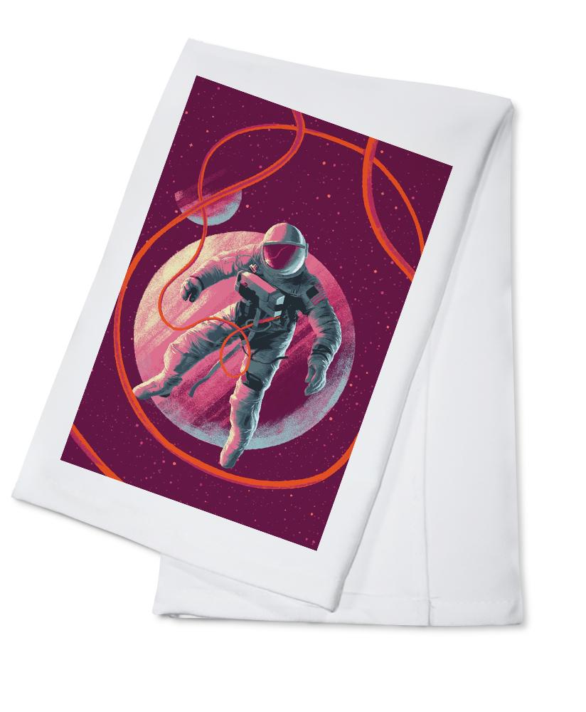 Because, Science Collection, Floating Astronaut, Towels and Aprons Kitchen Lantern Press 