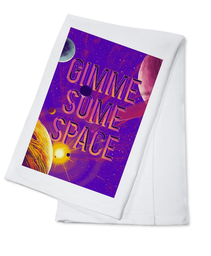 Because, Science Collection, Planets, Solar System, Gimme Some Space, Towels and Aprons Kitchen Lantern Press Cotton Towel 
