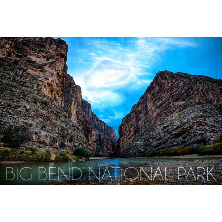 Big Bend National Park, Texas, Rio Grande River, Lantern Press Photography, Stretched Canvas Canvas Lantern Press 