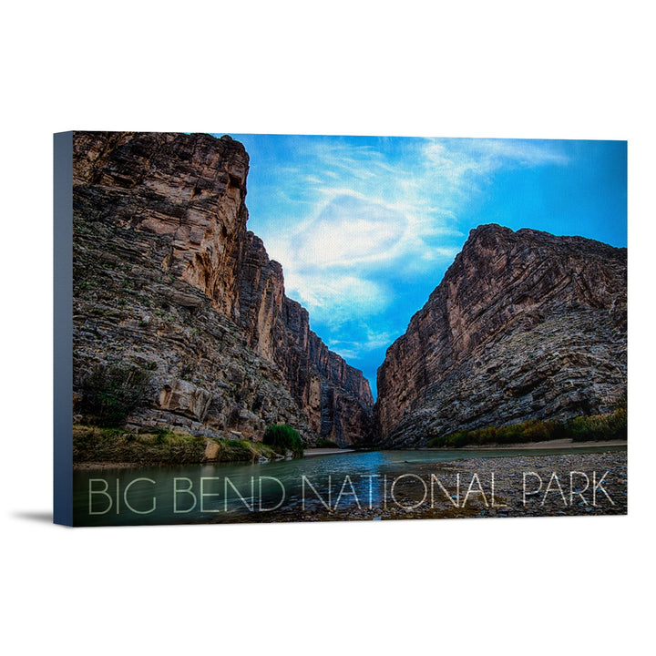 Big Bend National Park, Texas, Rio Grande River, Lantern Press Photography, Stretched Canvas Canvas Lantern Press 12x18 Stretched Canvas 