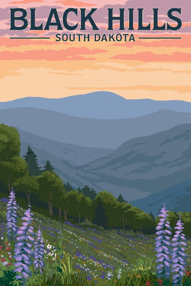 Black Hills, South Dakota, Spring Flowers, Art & Giclee Prints - Lantern Press