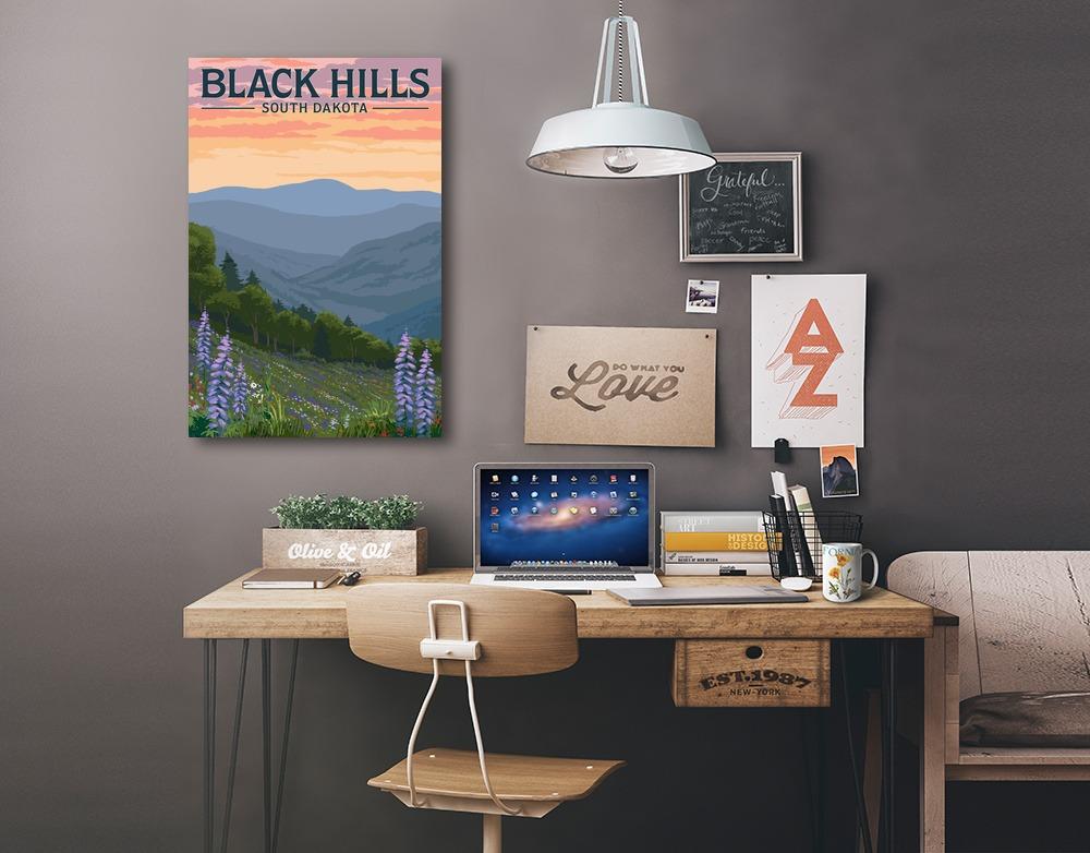 Black Hills, South Dakota, Spring Flowers, Lantern Press Artwork, Art Prints and Metal Signs Art Lantern Press 