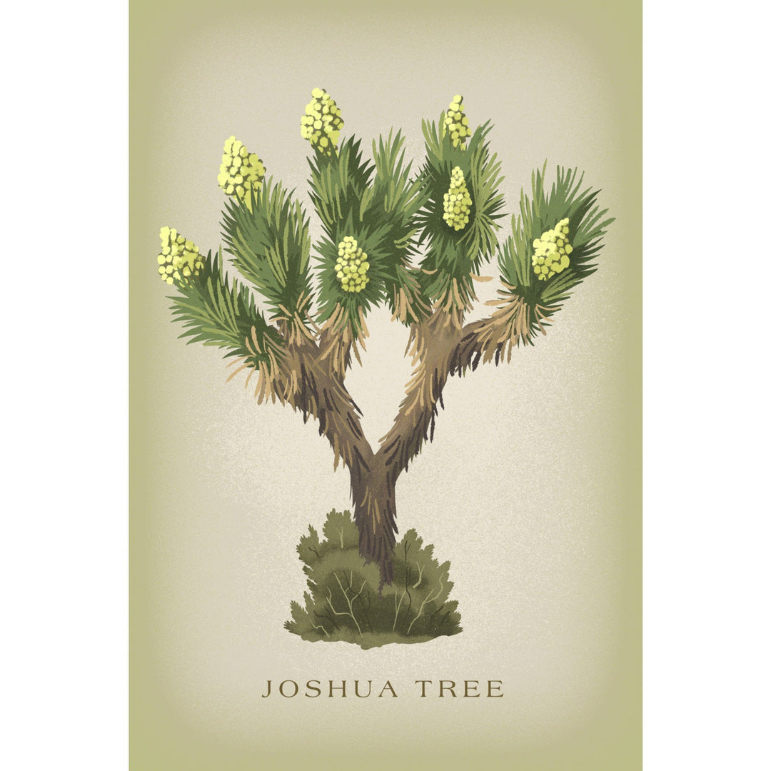 Blooming Joshua Tree, Vintage Flora, Lantern Press Artwork, Towels and Aprons Kitchen Lantern Press 