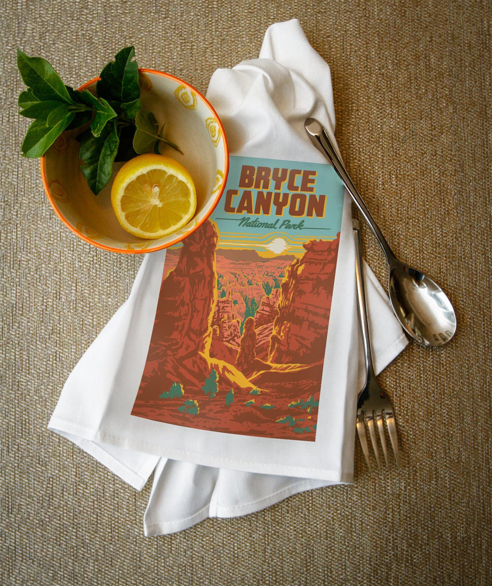 Bryce Canyon National Park, Utah, Explorer Series, Bryce Canyon, Lantern Press Artwork, Towels and Aprons Kitchen Lantern Press 