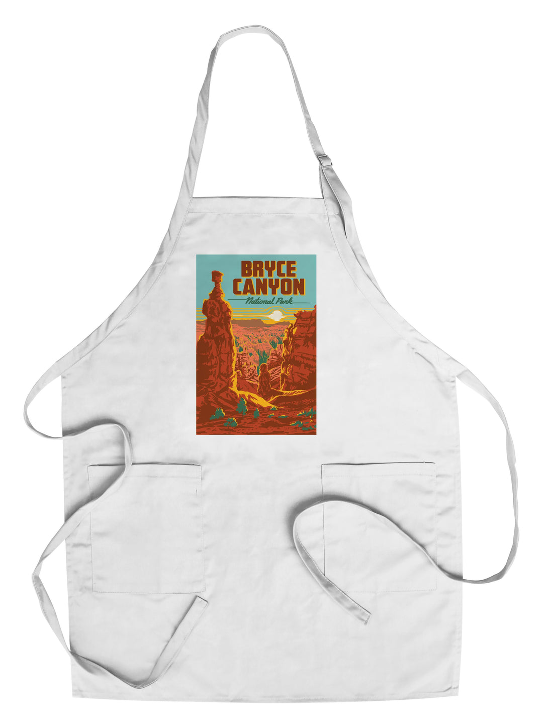 Bryce Canyon National Park, Utah, Explorer Series, Bryce Canyon, Lantern Press Artwork, Towels and Aprons Kitchen Lantern Press Chef's Apron 