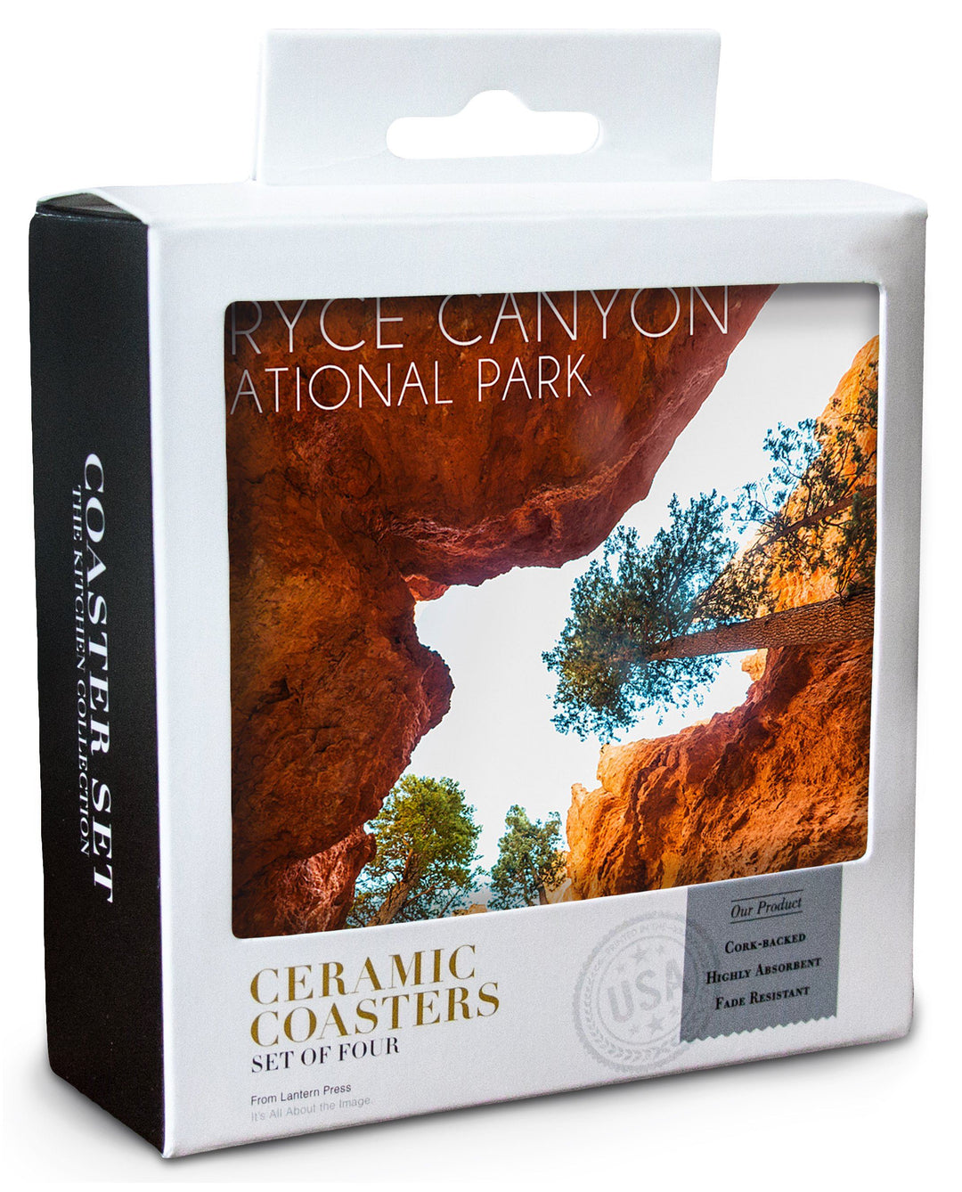 Bryce Canyon National Park, Utah, Navajo Loop Trail, Lantern Press Photography, Coaster Set Coasters Lantern Press 