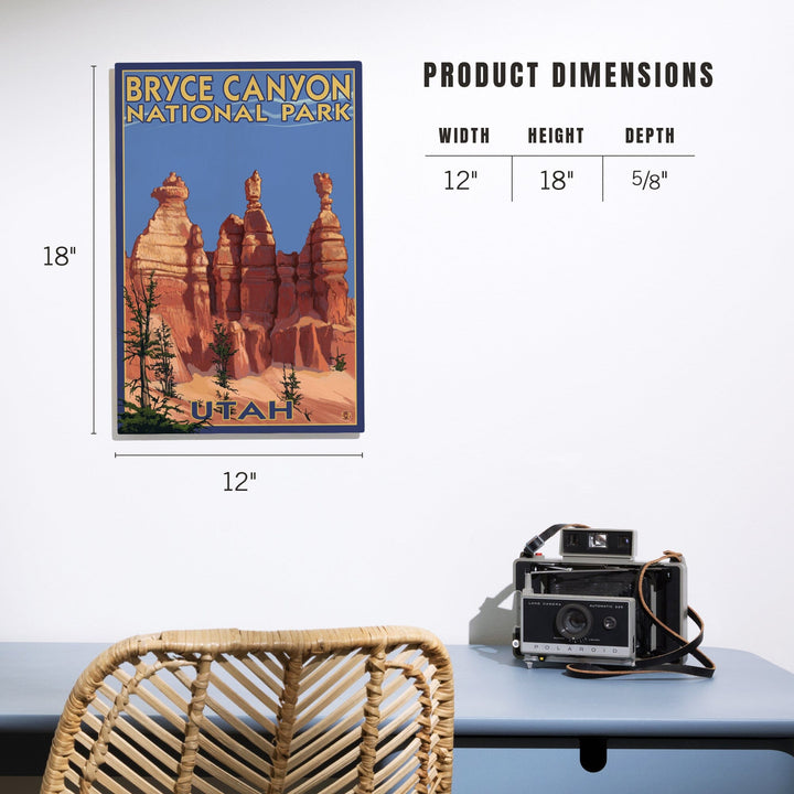 Bryce Canyon National Park, Utah, Summer #2, Lantern Press Artwork, Wood Signs and Postcards Wood Lantern Press 