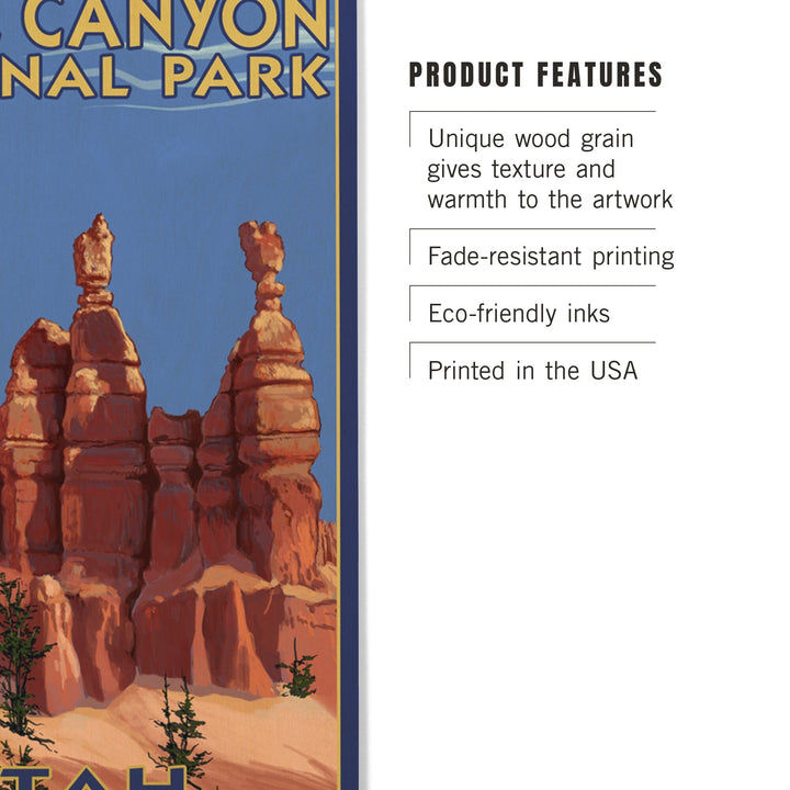 Bryce Canyon National Park, Utah, Summer #2, Lantern Press Artwork, Wood Signs and Postcards Wood Lantern Press 