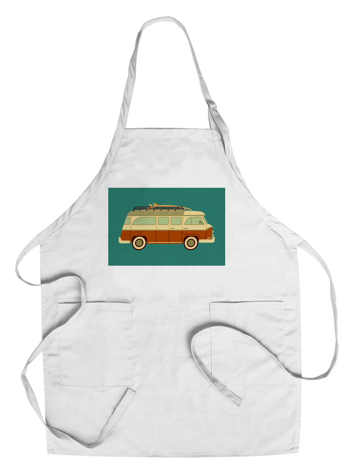 Camper Van, Geometric, Lantern Press Artwork, Towels and Aprons Kitchen Lantern Press Chef's Apron 
