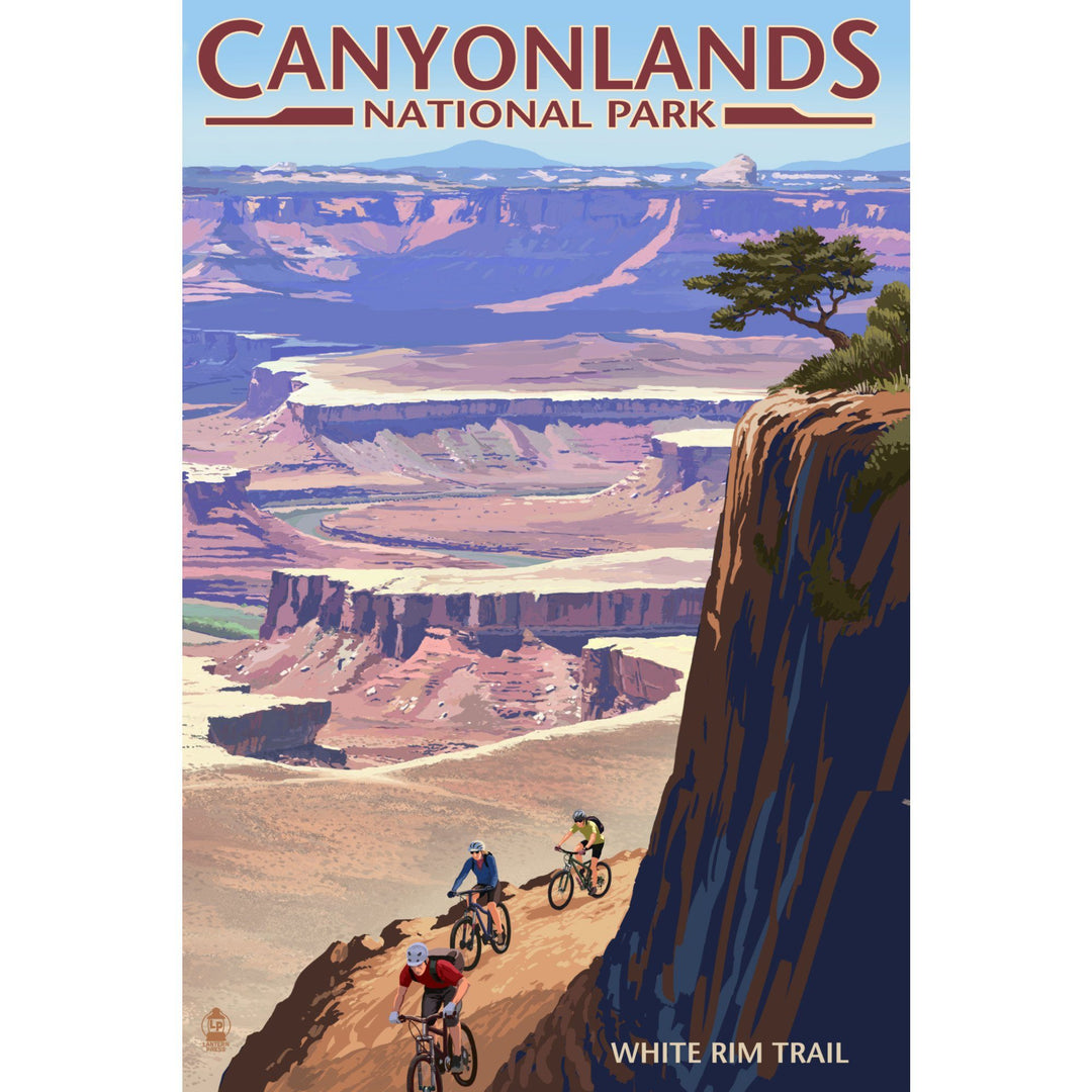 Canyonlands National Park, Utah, Conflunce & Bikers, Lantern Press Artwork, Ceramic Mug Lifestyle-Mug Lantern Press 