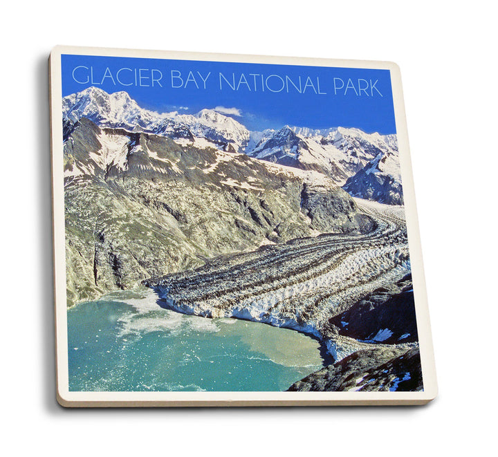 Coaster (Glacier Bay National Park, Alaska - Mountain View - Lantern Press Photography) Coaster Nightingale Boutique Coaster Pack 