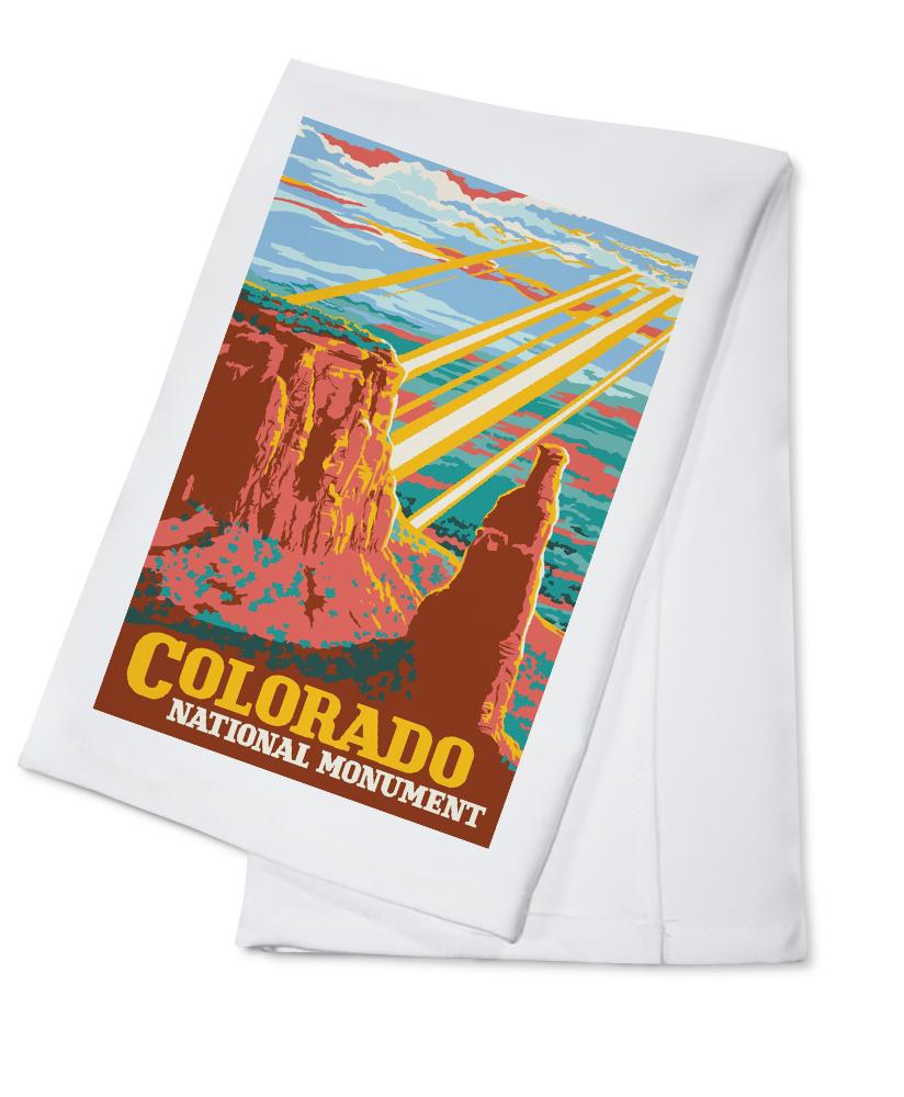 Colorado National Monument, Explorer Series, Lantern Press Artwork, Towels and Aprons Kitchen Lantern Press Cotton Towel 