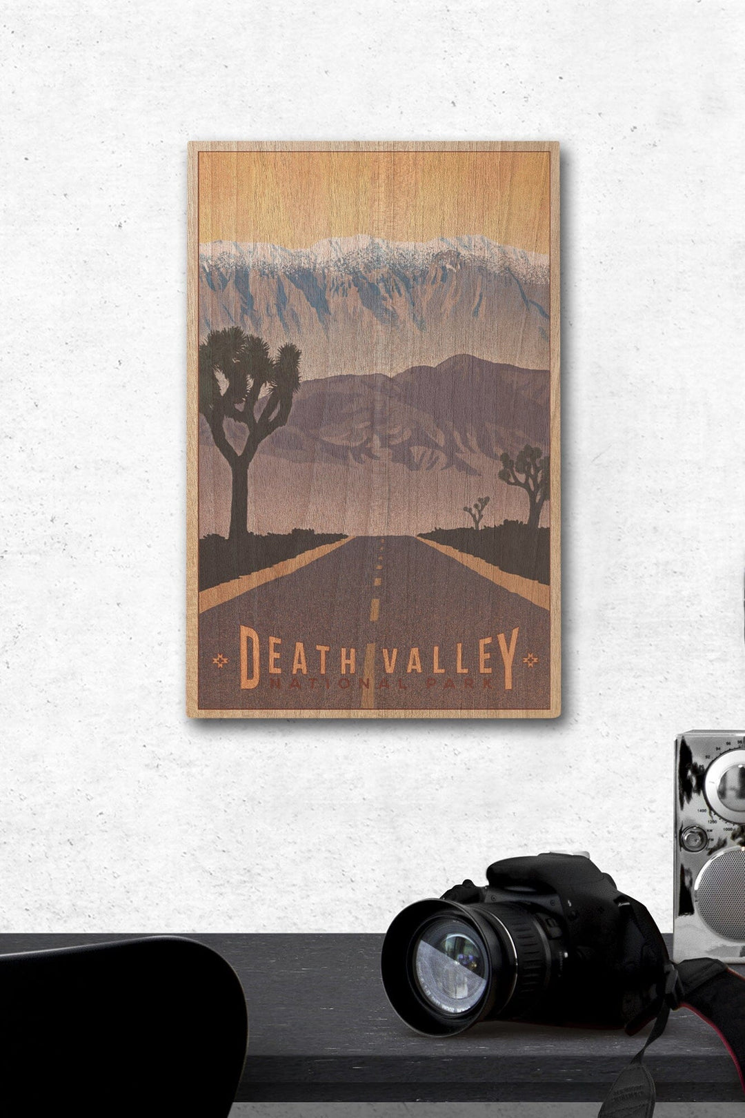 Death Valley National Park, California, Lithograph, Lantern Press Artwork, Wood Signs and Postcards Wood Lantern Press 12 x 18 Wood Gallery Print 