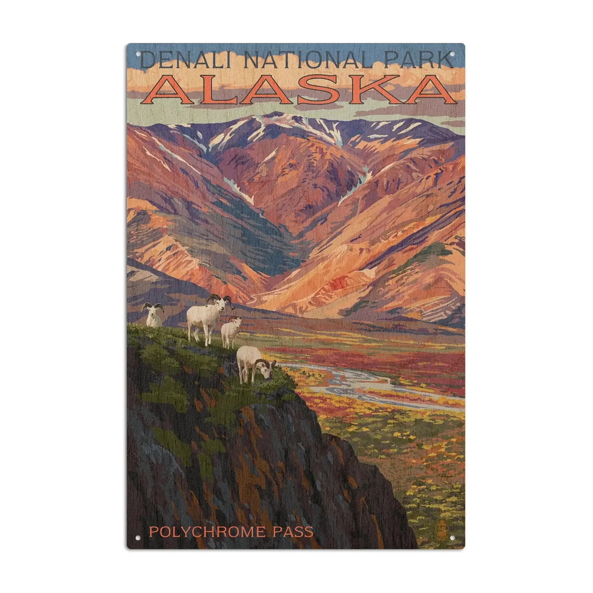 Denali National Park, Alaska, Polychrome Pass, Painterly National