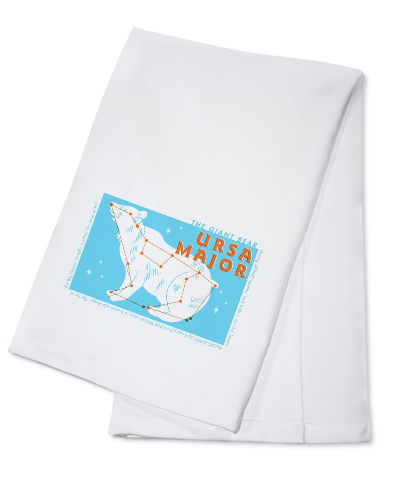 Drawings in the Stars Collection, Ursa Major, The Giant Bear Constellation, Towels and Aprons Kitchen Lantern Press 