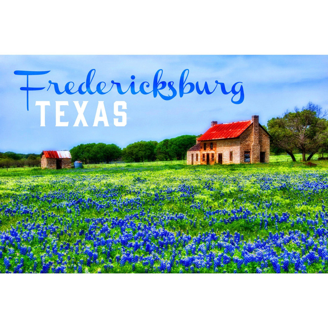 Fredericksburg, Texas, Bluebonnets, Lantern Press Photography, Towels and Aprons Kitchen Lantern Press 