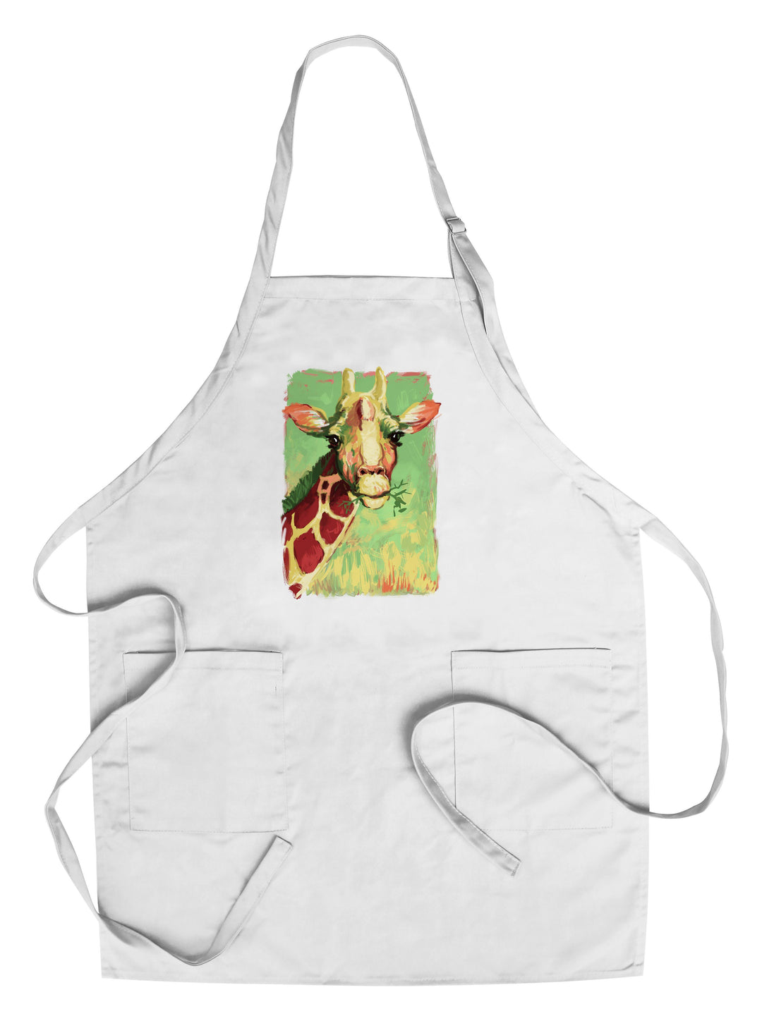 Giraffe, Vivid, Lantern Press Artwork, Towels and Aprons Kitchen Lantern Press Chef's Apron 