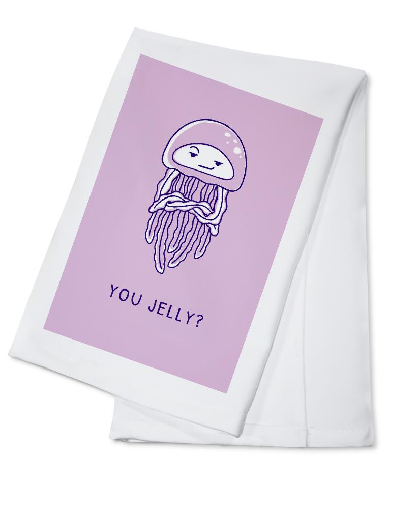 Humorous Animals Collection, Jellyfish, You Jelly, Towels and Aprons Kitchen Lantern Press 