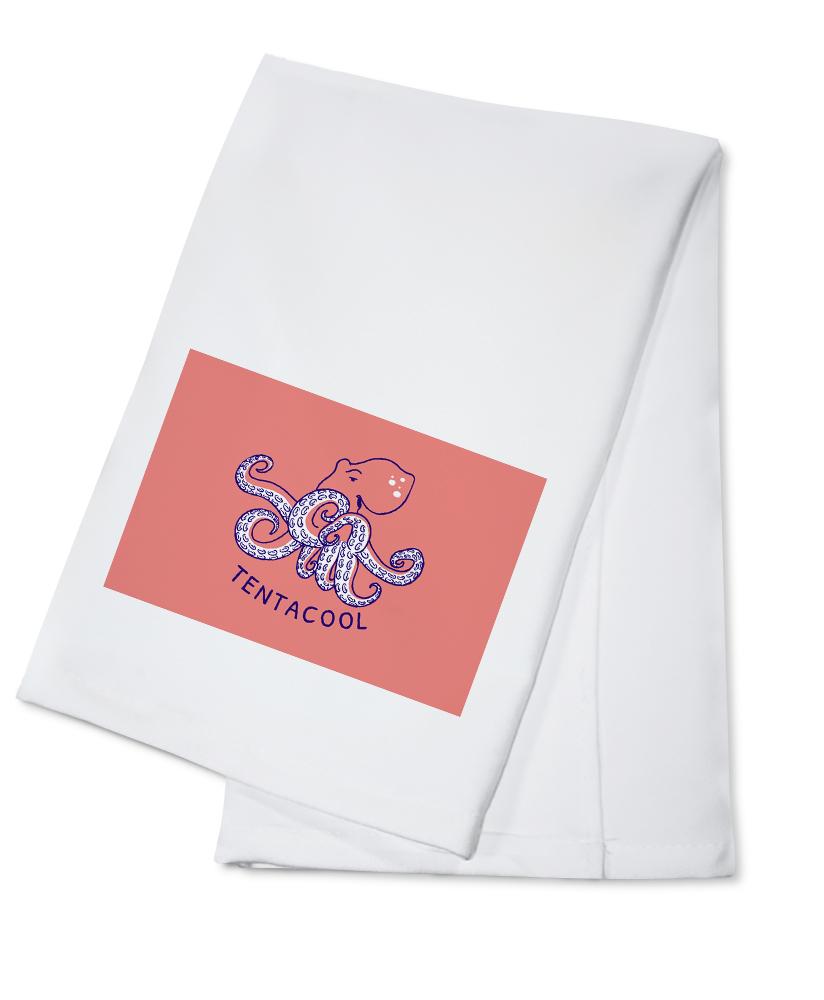 Humorous Animals Collection, Octopus, Tentacool, Contour, Towels and Aprons Kitchen Lantern Press Cotton Towel 