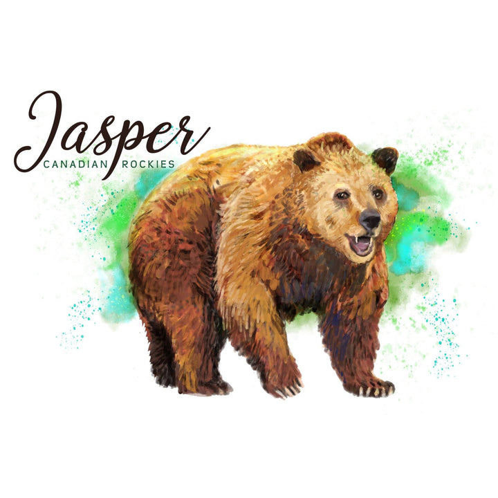 Jasper, Canada, Lantern Press Artwork, Towels and Aprons Kitchen Lantern Press 