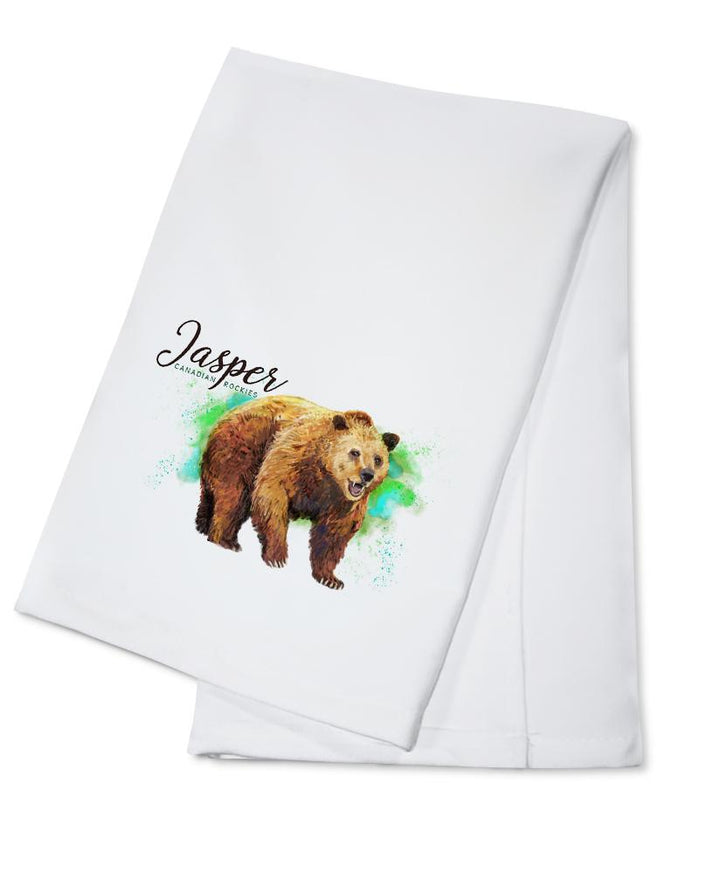 Jasper, Canada, Lantern Press Artwork, Towels and Aprons Kitchen Lantern Press Cotton Towel 