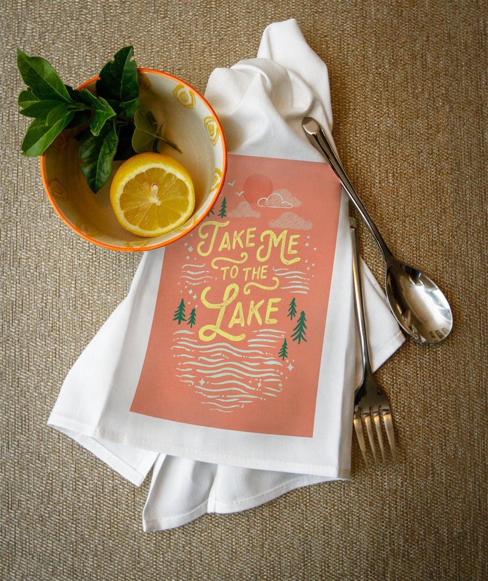 Lake Life Series, Take Me To The Lake, Towels and Aprons Kitchen Lantern Press 